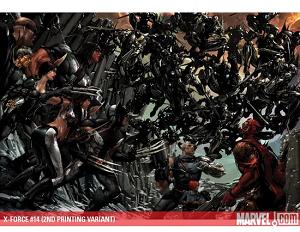 X-Force #14 2ND PRINTING VARIANT cover