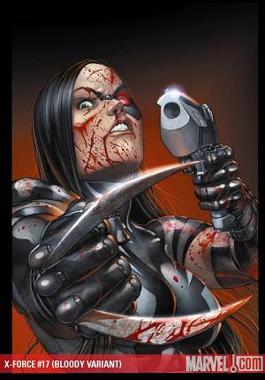 X-Force #17 Variant Edition - 'Bloody' Cover cover