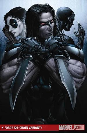 X-Force #24 CRAIN VARIANT cover