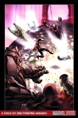 X-Force #27 2ND PRINTING VARIANT cover