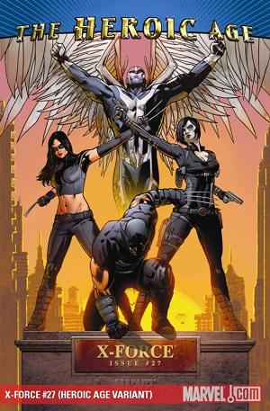 X-Force #27 HEROIC AGE VARIANT cover