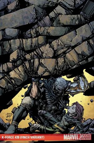 X-Force #28 FINCH VARIANT cover