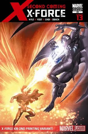 X-Force #28 2ND PRINTING VARIANT cover