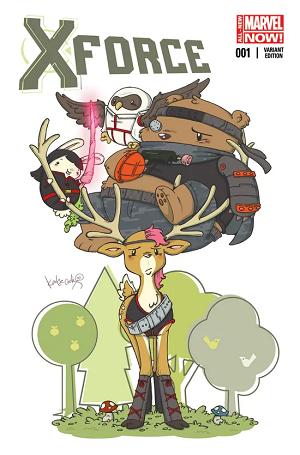 X-Force #1 Cook Animal Variant cover
