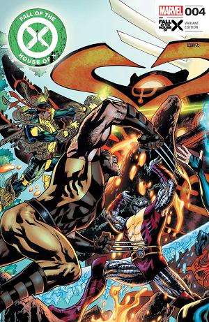 Fall Of House Of X #4 Connecting - Bryan Hitch cover