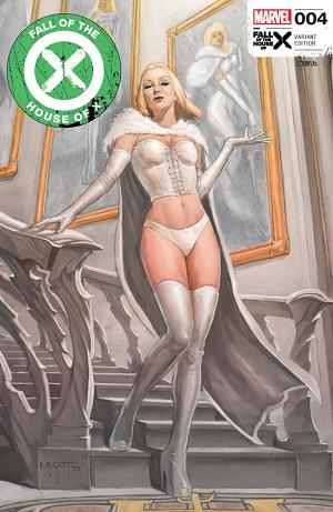 Fall Of House Of X #4 E.M. Gist Emma Frost Variant cover