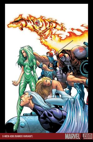 X-Men #200 Humberto Ramos Wraparound Variant cover