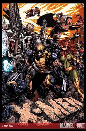 X-Men #200 David Finch Gatefold Variant cover