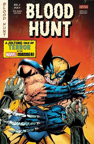 Blood Hunt: Red Band #2 Logan Lubera Bloody Homage Variant [1:25] cover