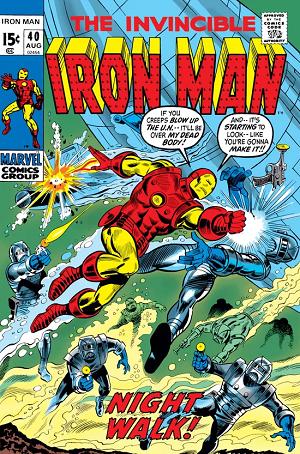 Iron Man #40  cover