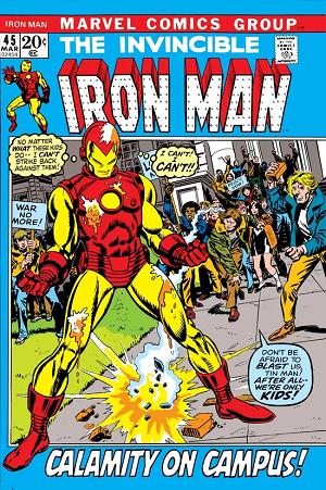 Iron Man #45 cover