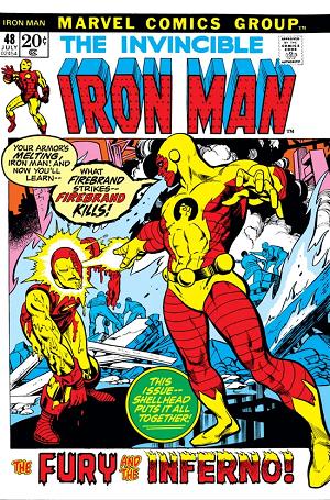 Iron Man #48  cover