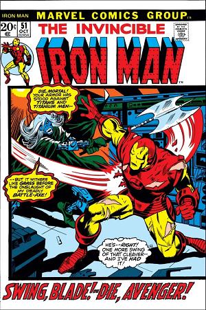 Iron Man #51  cover