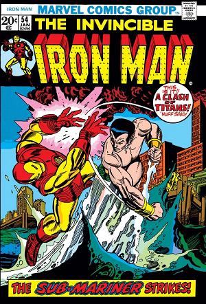 Iron Man #54 cover