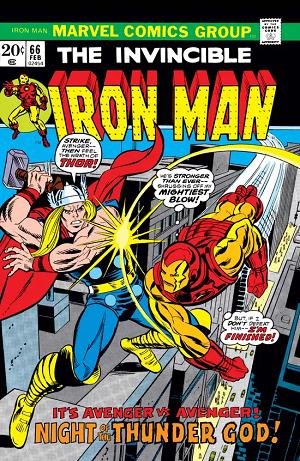 Iron Man #66 cover