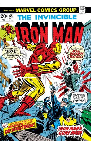 Iron Man #65 cover