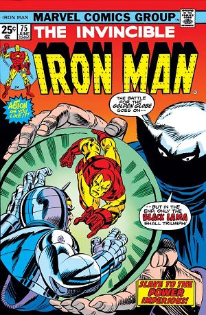 Iron Man #75 cover