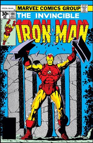 Iron Man #100 cover