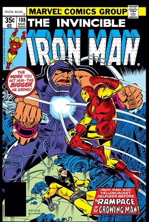 Iron Man #108  cover