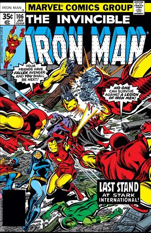 Iron Man #106 cover
