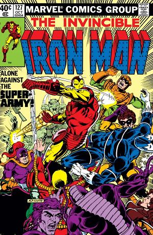 Iron Man #127 cover
