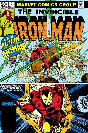 Iron Man #151 cover