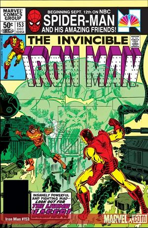 Iron Man #153  cover