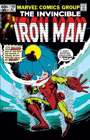 Iron Man #158  cover