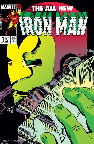 Iron Man #179 cover