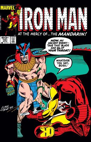 Iron Man #181 cover