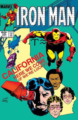 Iron Man #184 cover