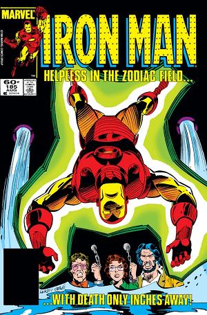 Iron Man #185 cover
