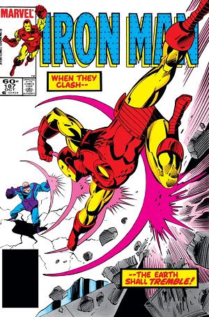 Iron Man #187  cover