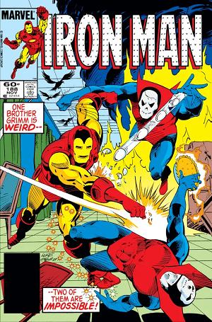Iron Man #188 cover