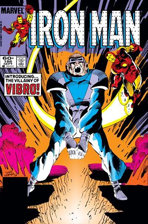 Iron Man #186 cover