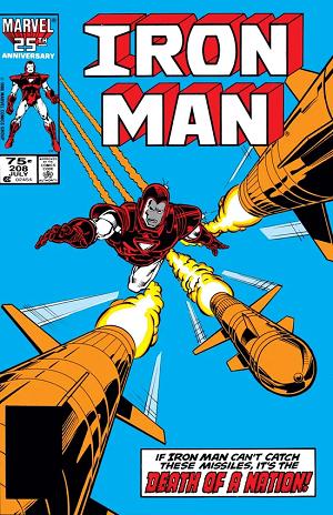Iron Man #208 cover