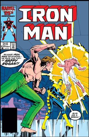 Iron Man #210 cover