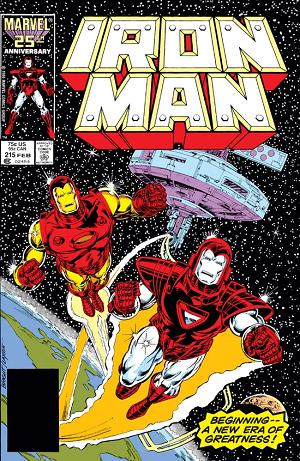 Iron Man #215  cover