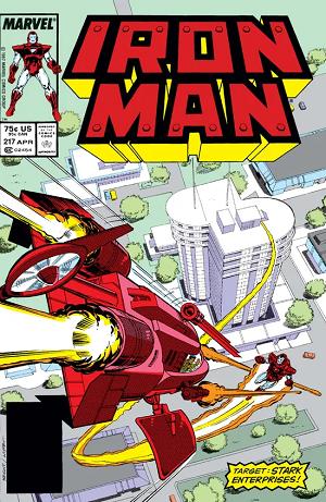 Iron Man #217  cover