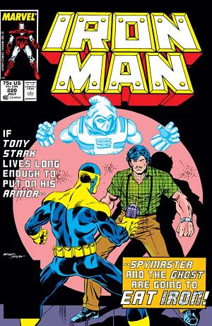 Iron Man #220 cover