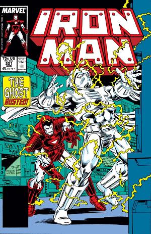 Iron Man #221 cover