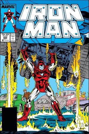 Iron Man #222 cover
