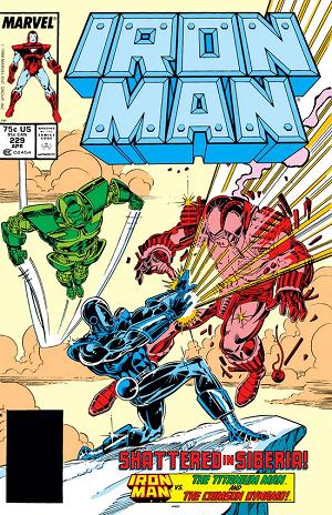 Iron Man #229 cover
