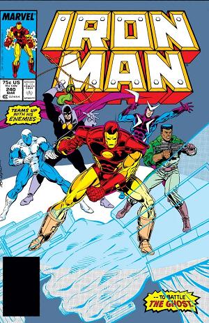 Iron Man #240 cover