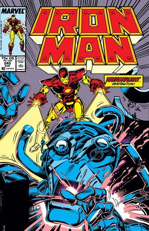Iron Man #245  cover