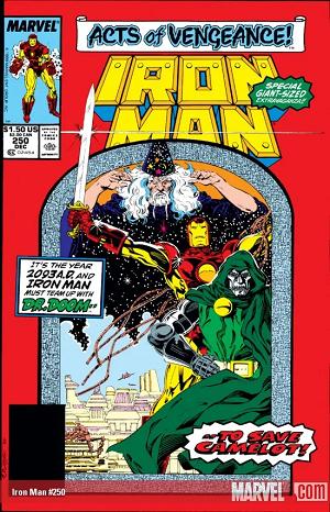 Iron Man #250 cover