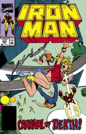 Iron Man #253 cover