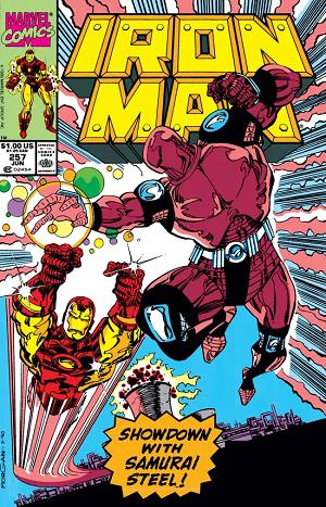 Iron Man #257 cover