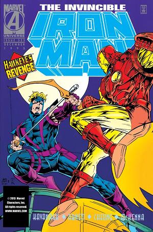 Iron Man #323 cover