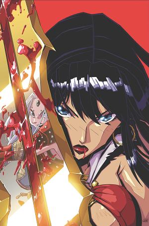 Pathfinder Vampirella Blade Of Darkness #3 CVR E CVR E ANDREW HUERTA LTD VIRGIN cover